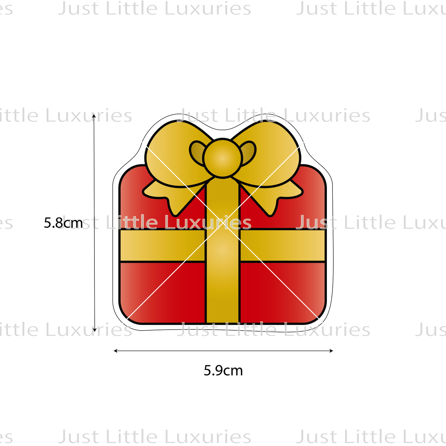 Kawaii Christmas - Gift Cookie Cutter