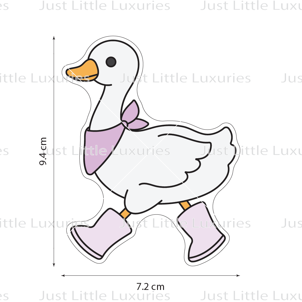 Goose with Bandana Cookie Cutter | Silly Goose