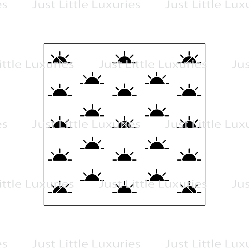 Half Sun Pattern Debosser