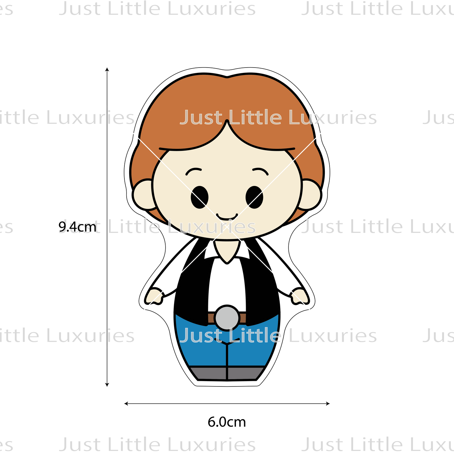 Han Solo Cookie Cutter (STL - Digital Download)