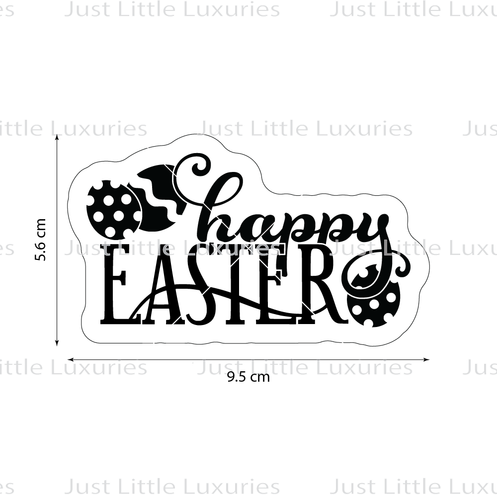 Happy Easter Cookie Cutter