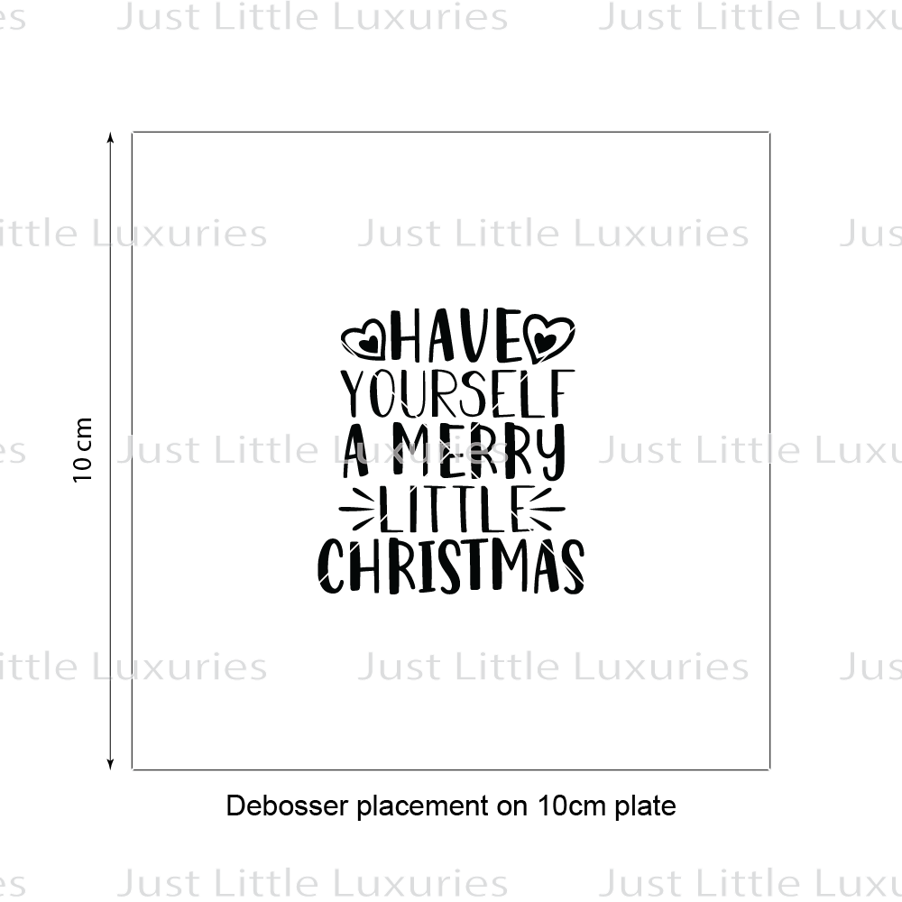 Have Yourself a Merry Little Christmas Cookie Stamp