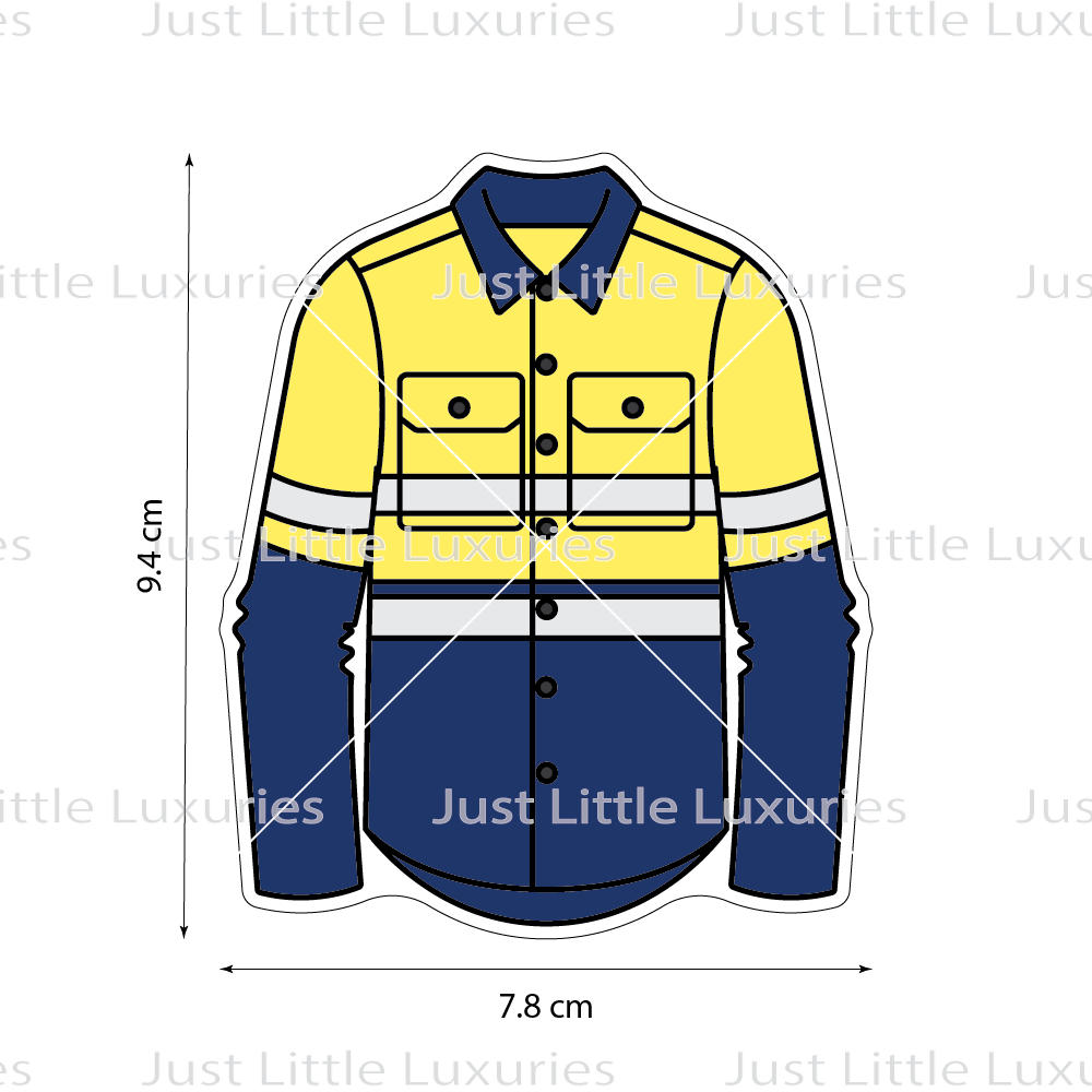 Hi Vis Shirt Cookie Cutter