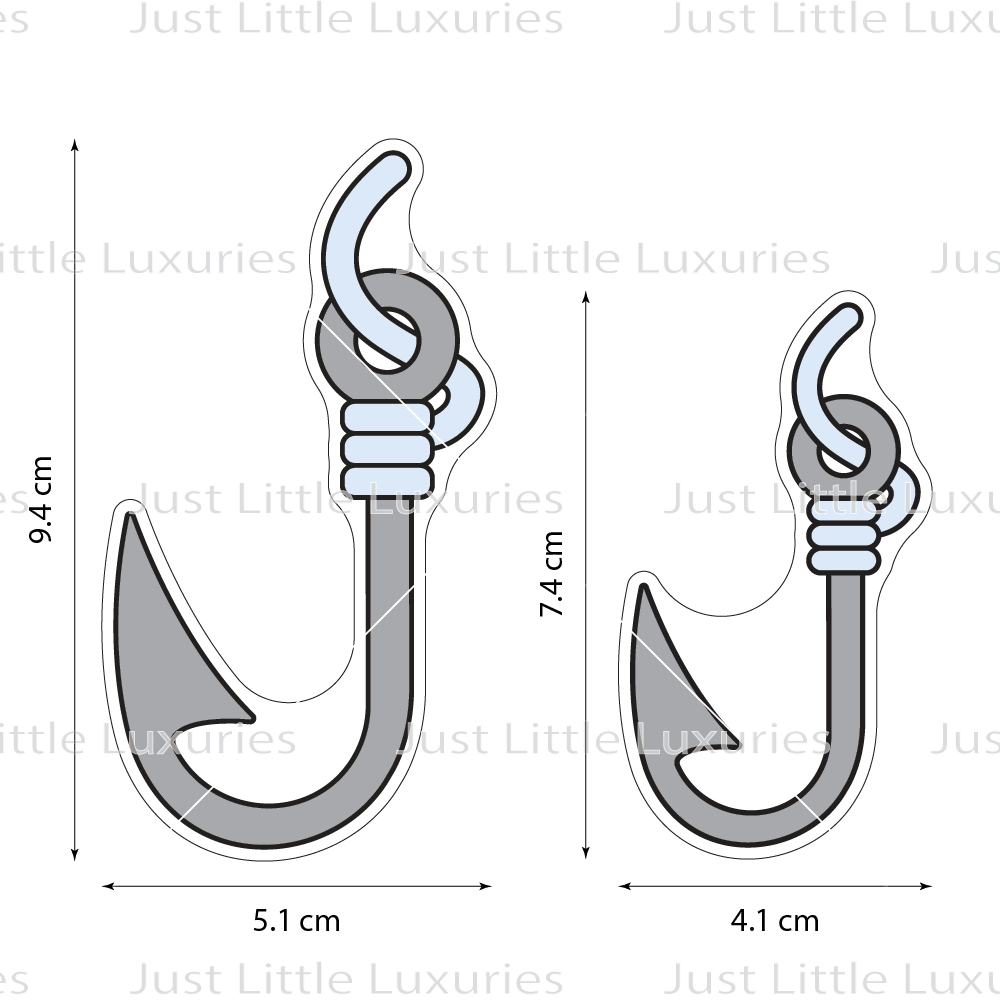 Fishing Hook Cookie Cutter