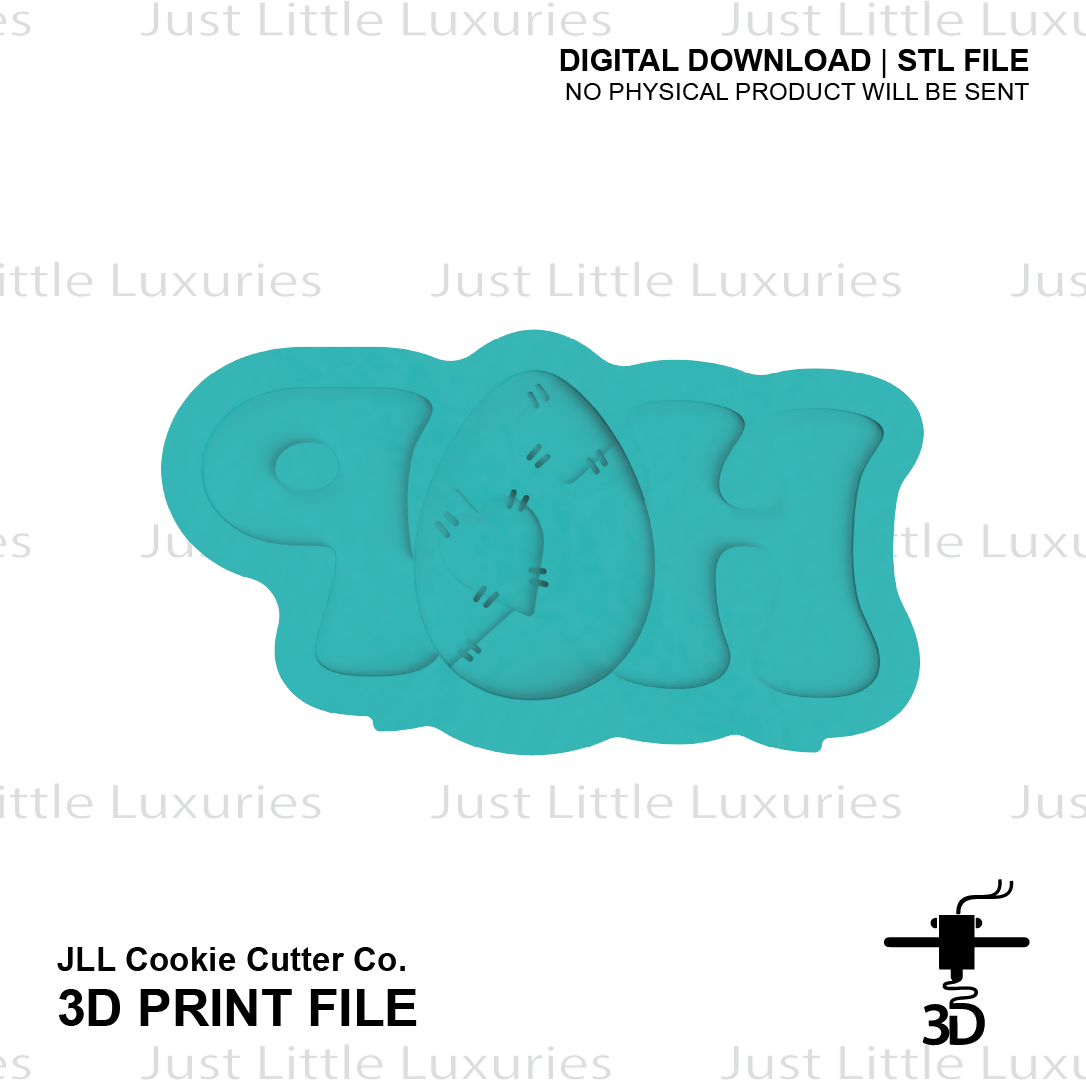 HOP (Egg) Cutter and Stamp Set (DIGITAL DOWNLOAD)