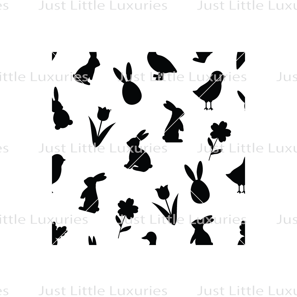 Hoppy Easter Mix Pattern Debosser