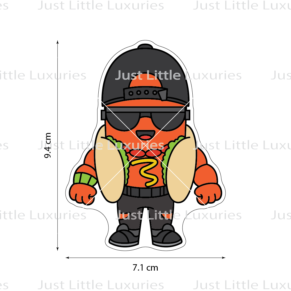 Hotdog Guy Cookie Cutter