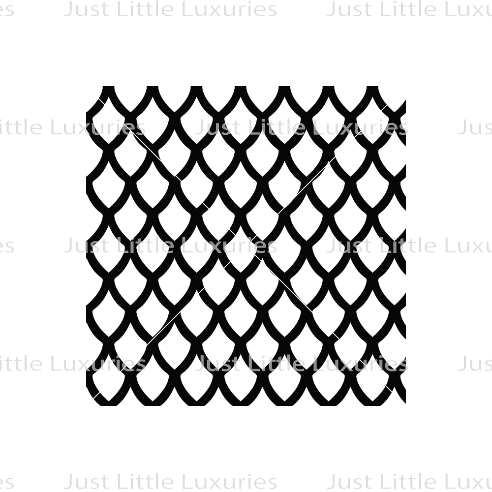 Inverted Dragon Scales (Light) Pattern Debosser