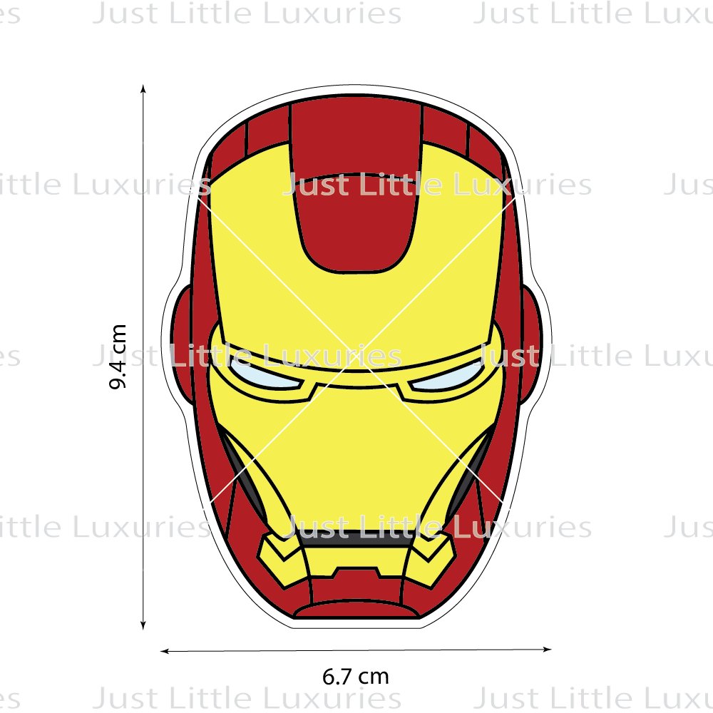 Ironman Face Cookie Cutter