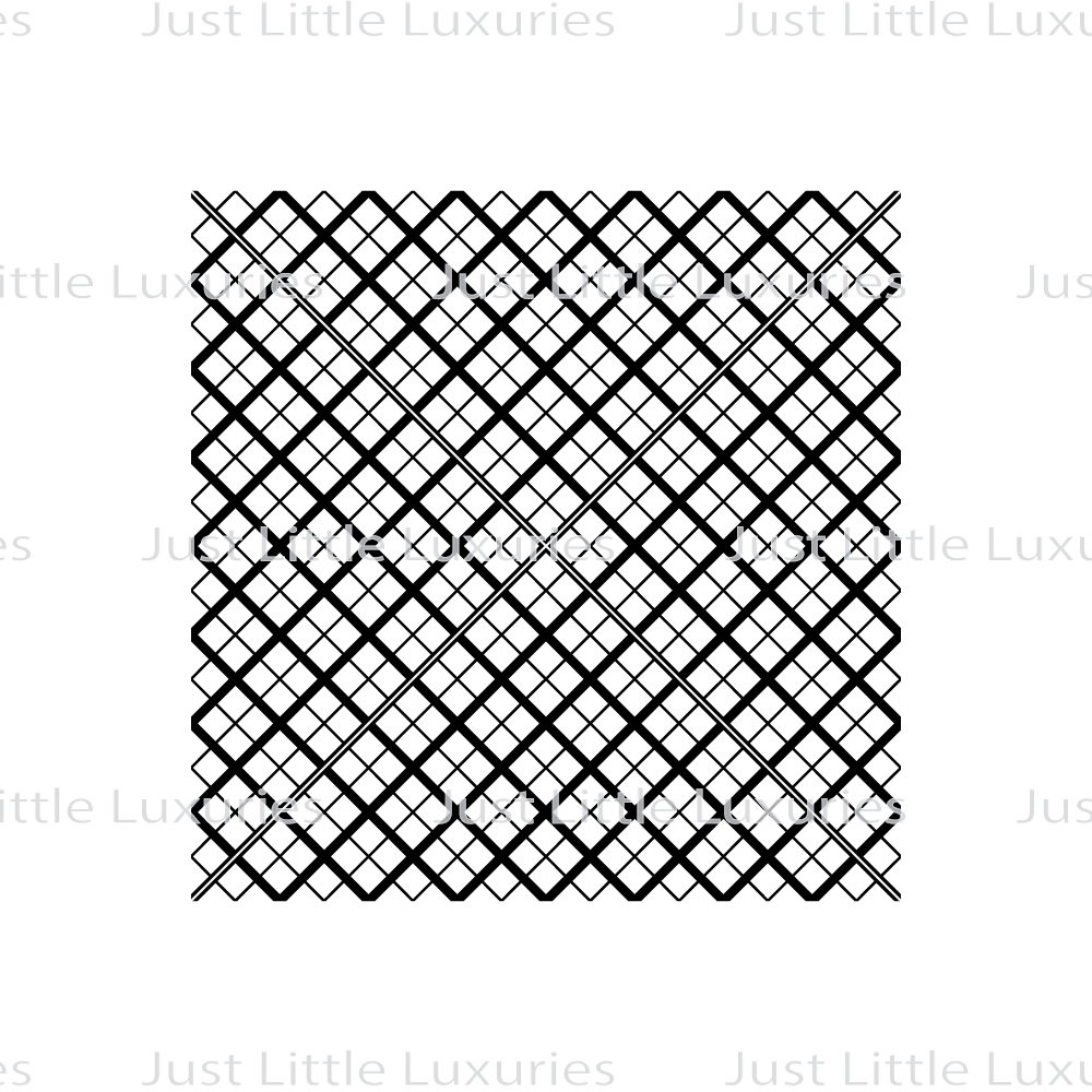 Lattice Crosshatch (Dense) Pattern Debosser