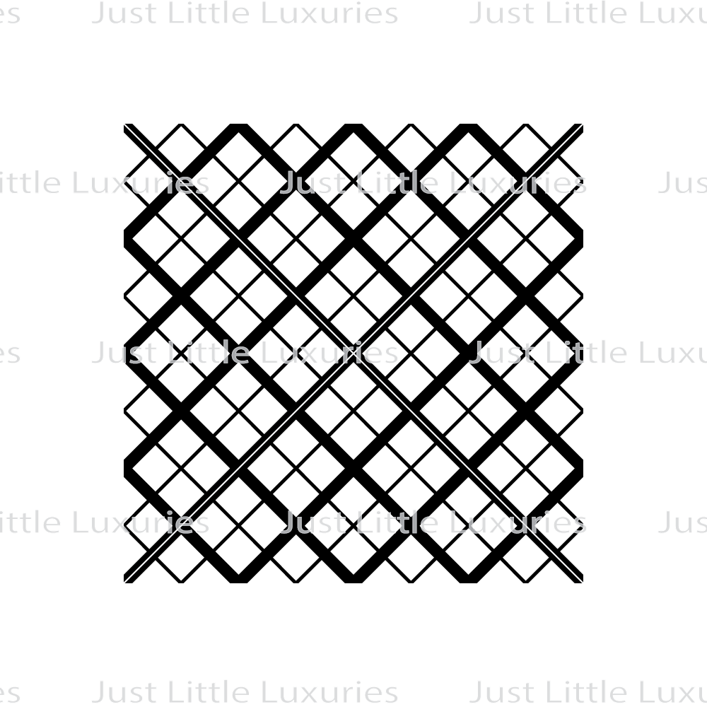Lattice Crosshatch (Light) Pattern Debosser