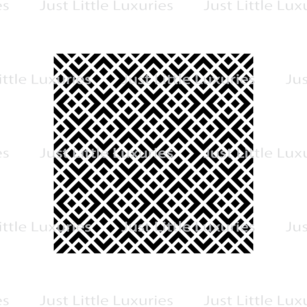 Lattice Intrigue (Dense) Pattern Debosser