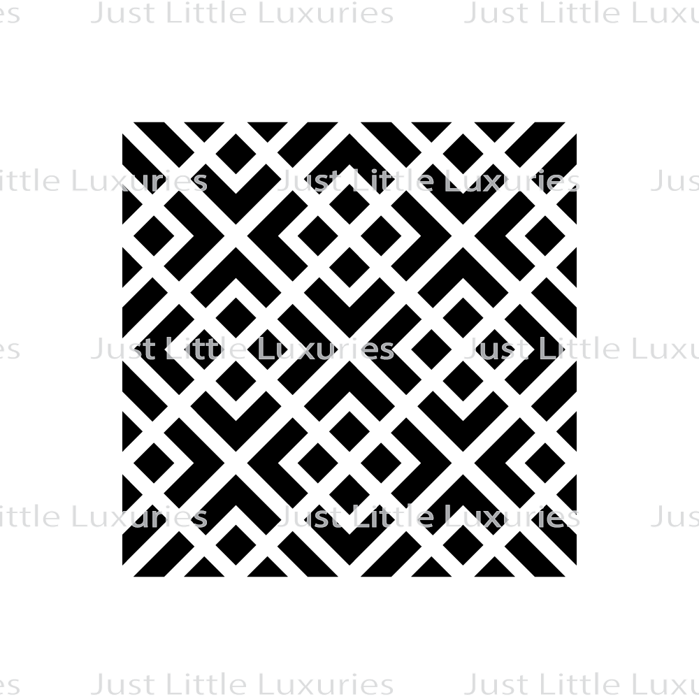 Lattice Intrigue (Light) Pattern Debosser