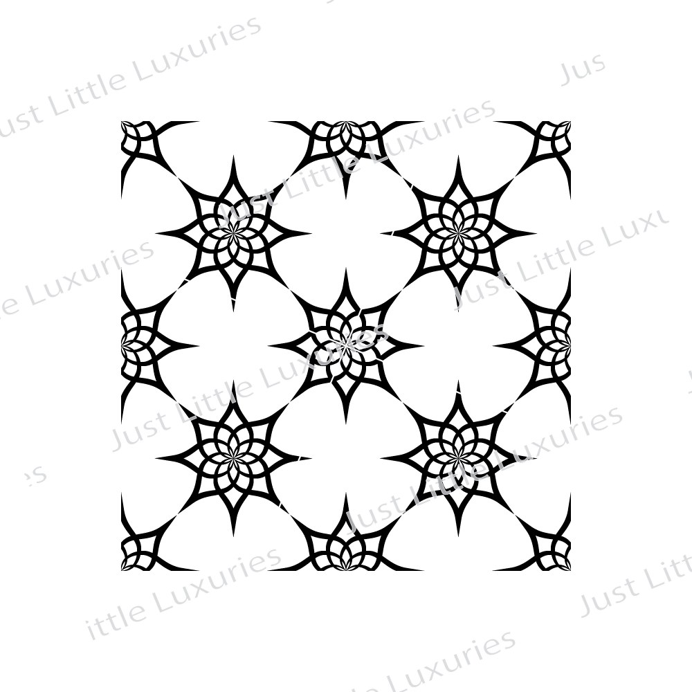 Mandala Grid (Light) Pattern Debosser