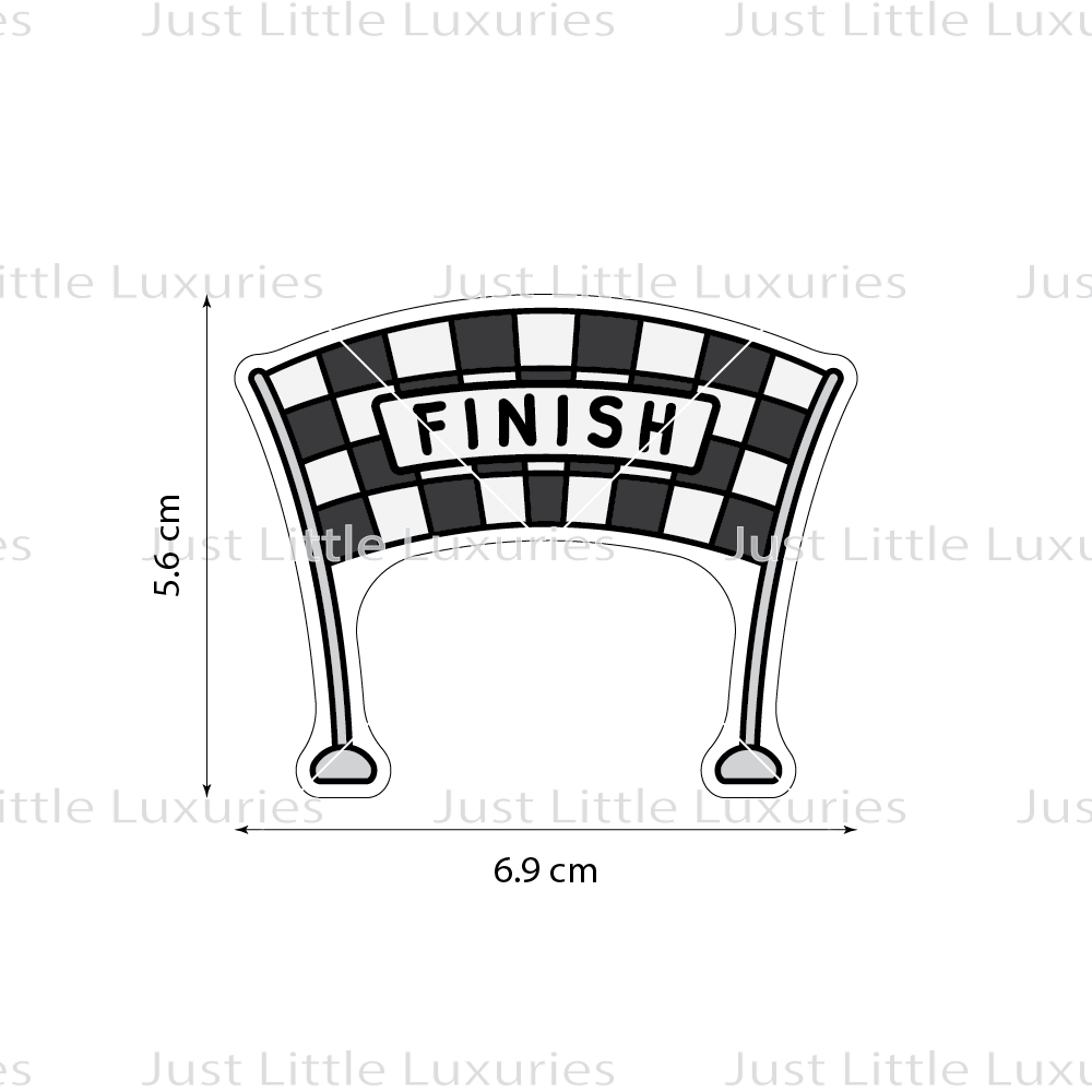 Finish Line Cookie Cutter