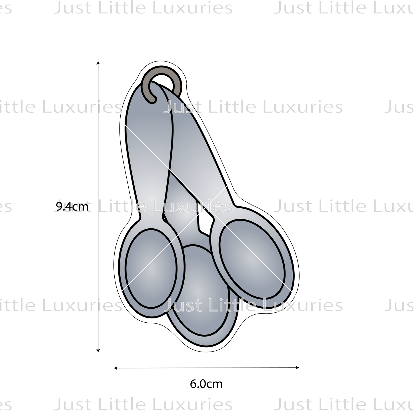 Measuring Spoons Cookie Cutter and Embosser (DIGITAL DOWNLOAD)