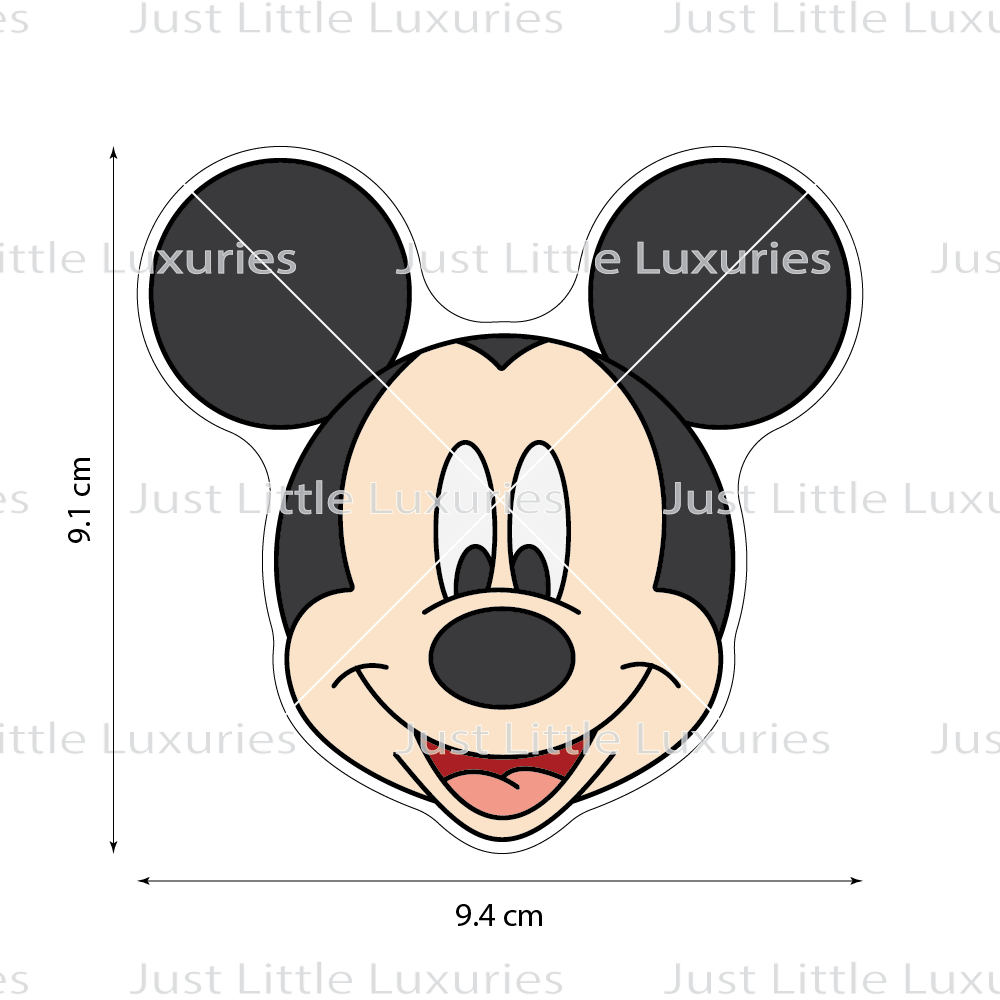 Mouse Face Cookie Cutter (STL - Digital Download)