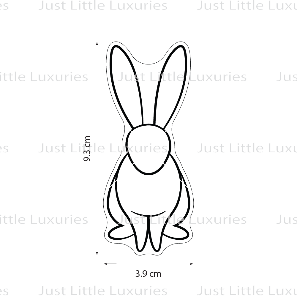 Minimalist Bunny (6) Cookie Cutter