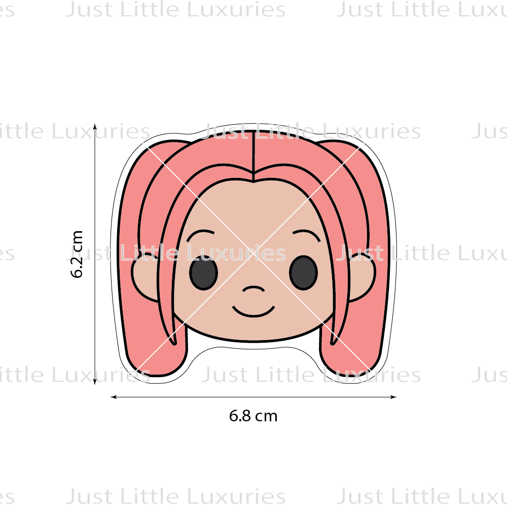 Mira Face Cookie Cutter (STL - Digital Download)