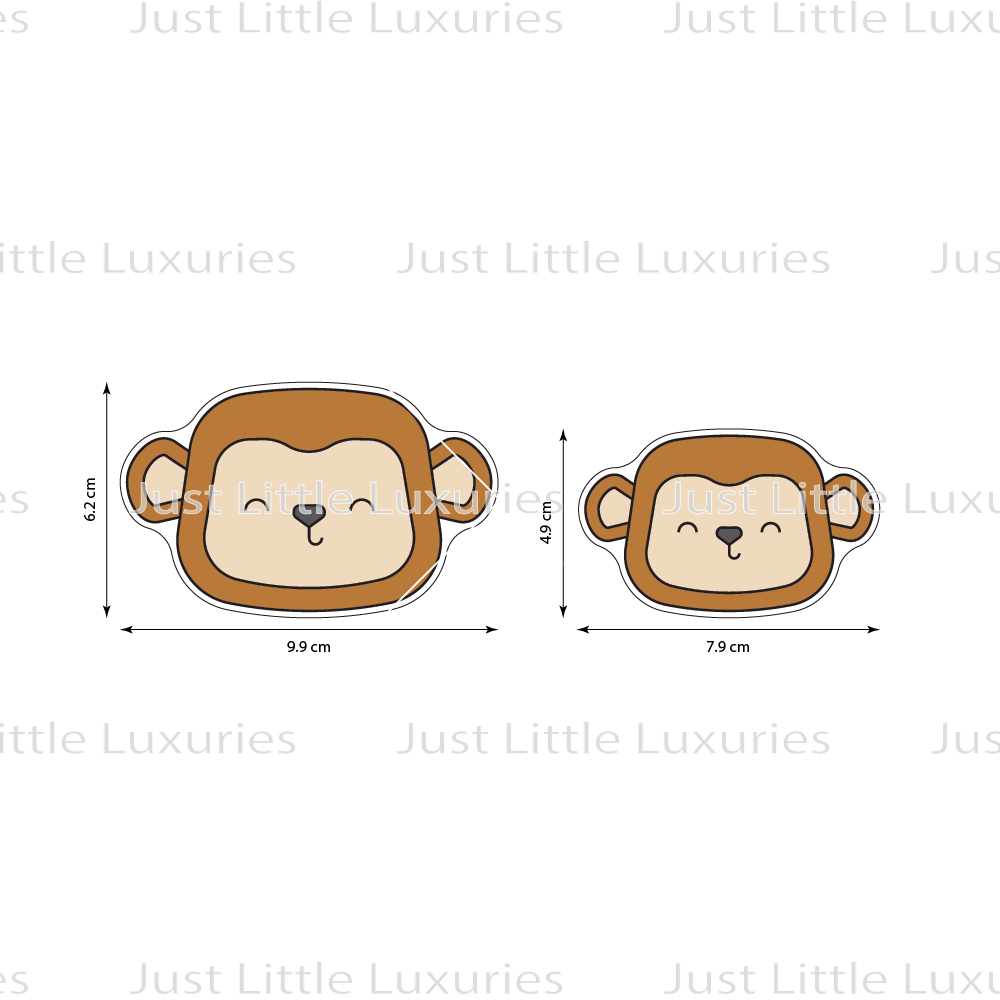 Monkey Face Cookie Cutter