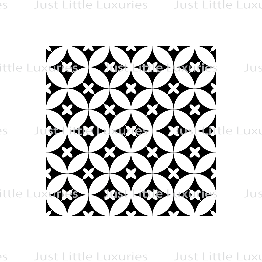 Moroccan Tiles (Dense) Pattern Debosser