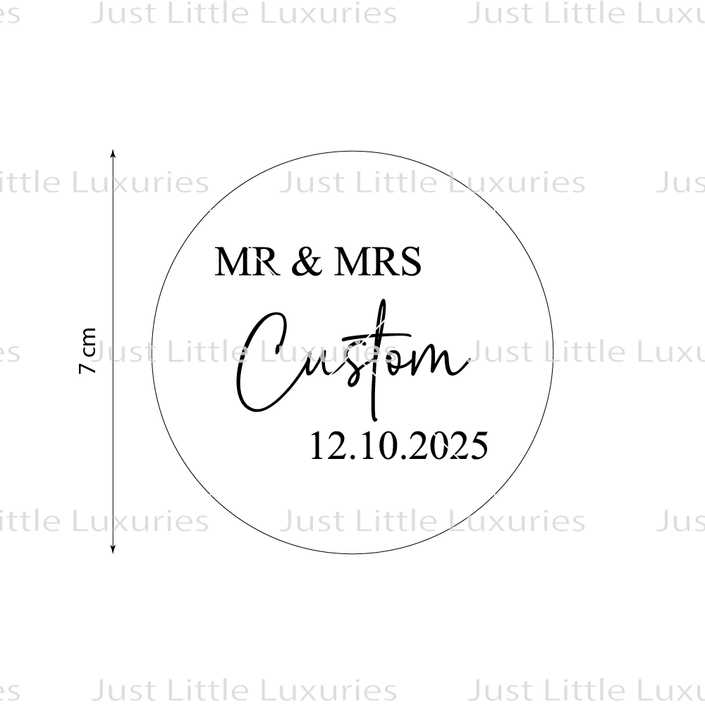 Mr & Mrs | Mrs & Mrs | Mr & Mr (Stewart) Wedding Cookie Stamp