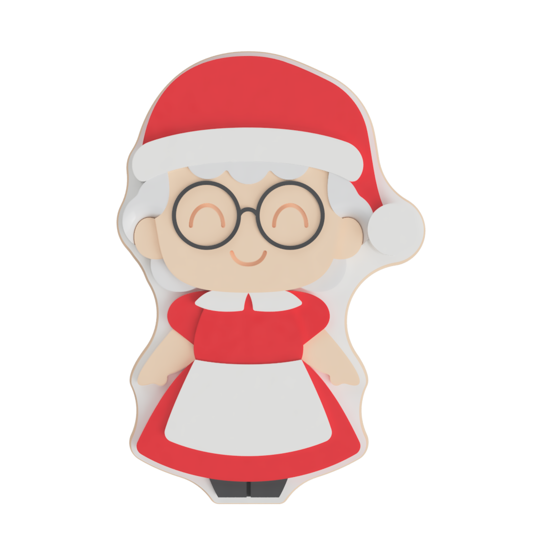 Mrs Claus Cookie Cutter