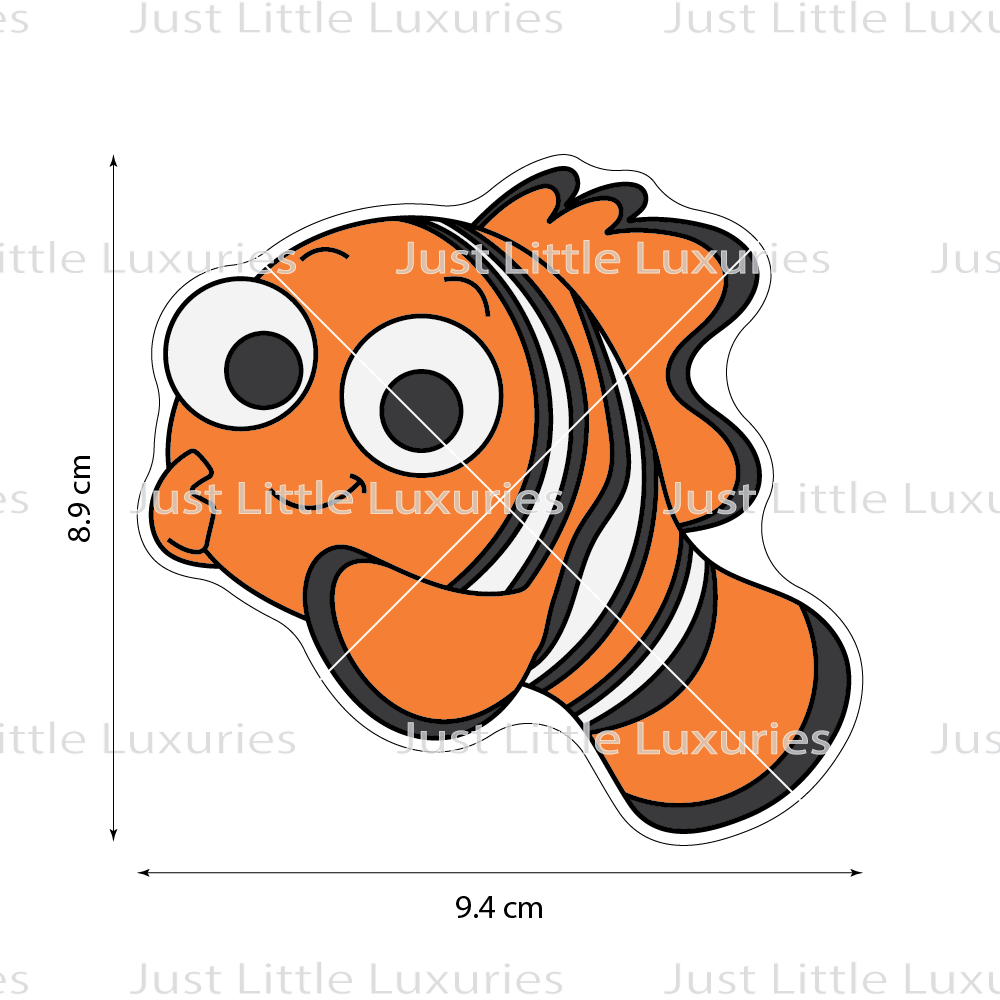 Clown Fish Cookie Cutter (DIGITAL DOWNLOAD)