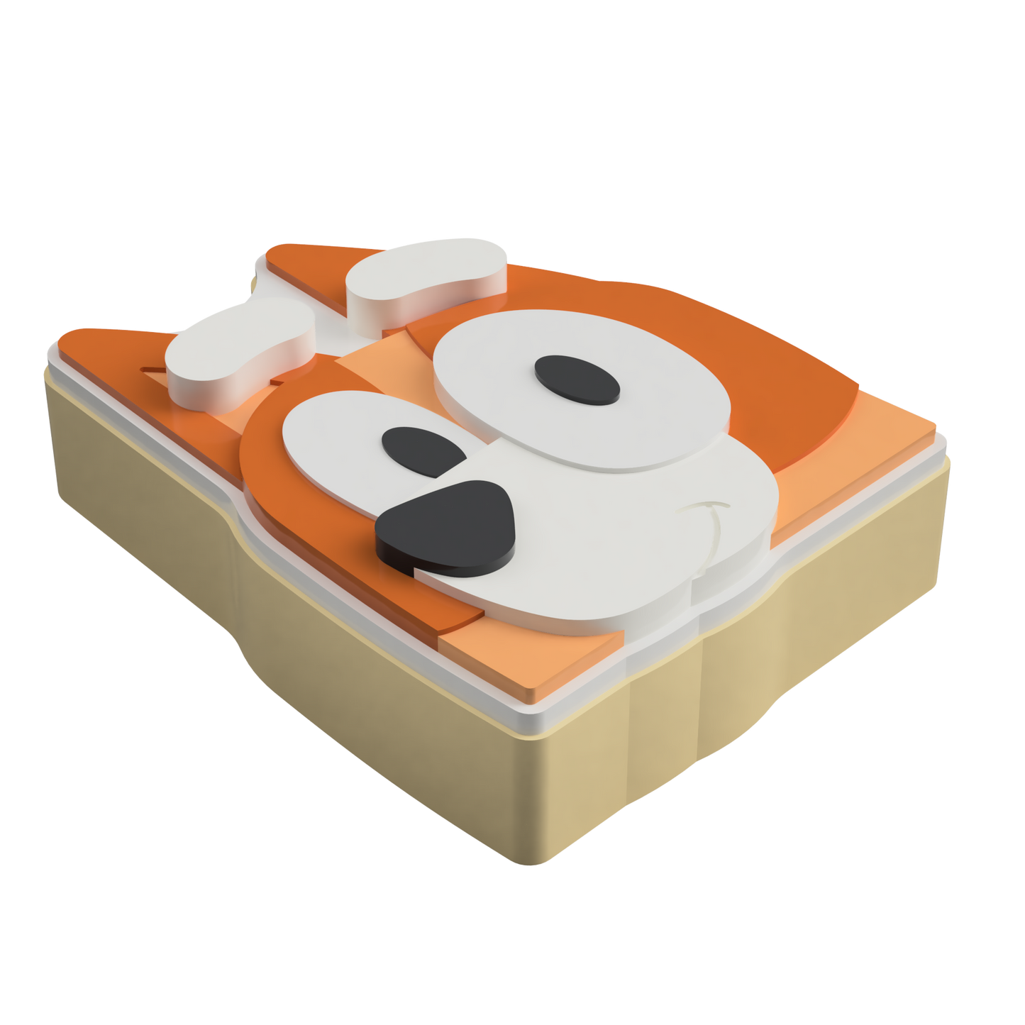 Bingo Face Layered Cookie Cutter