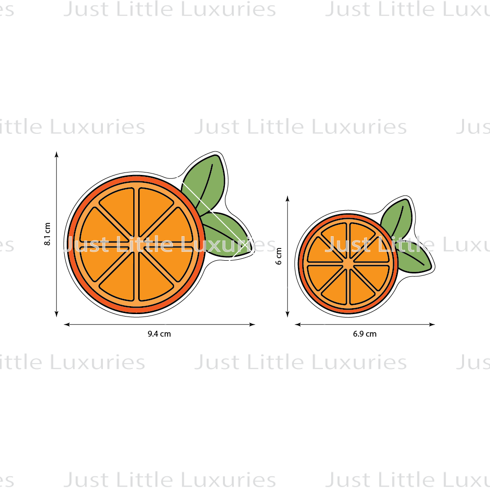 Orange (Half) Cookie Cutter