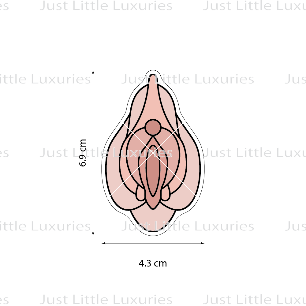 The Orchid Vulva Cookie Cutter