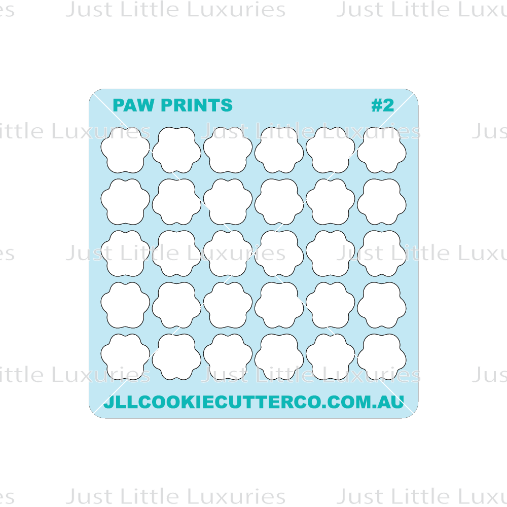Paw Print Sprinkle Stencil
