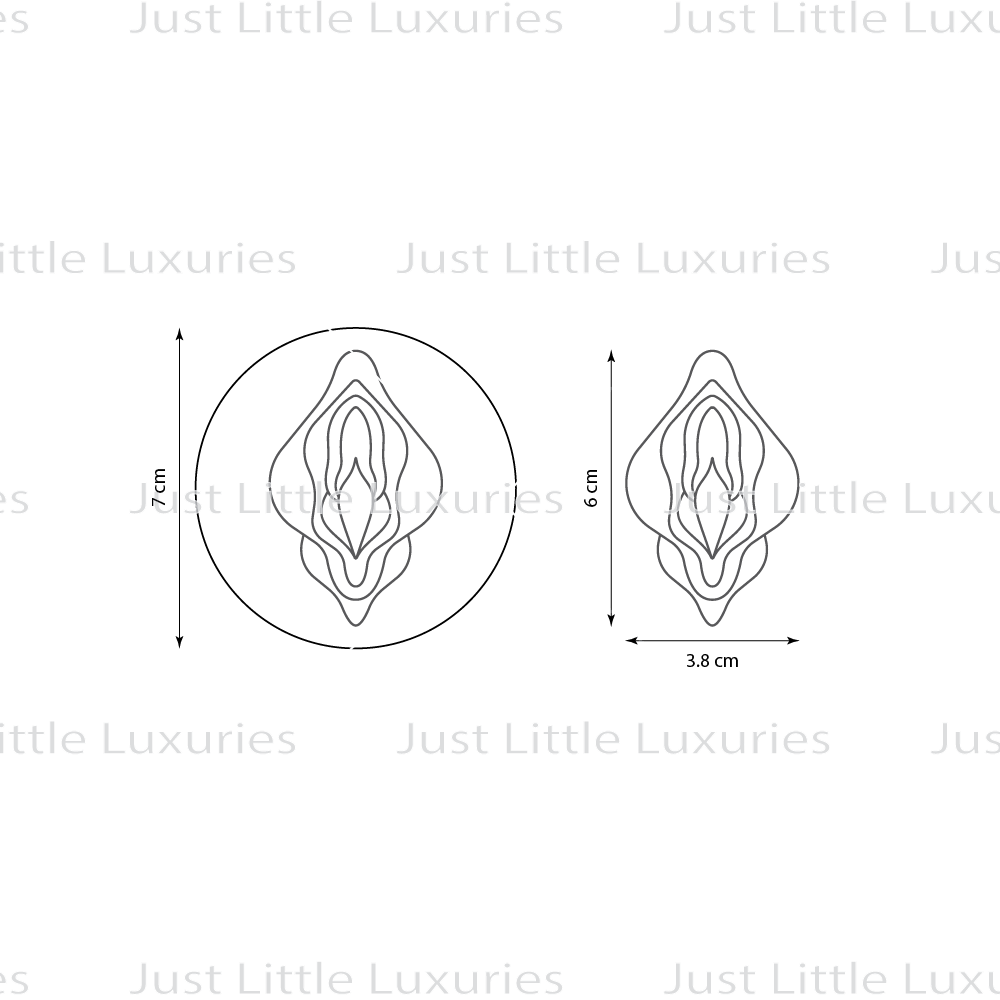 The Petal Vulva Cookie Stamp