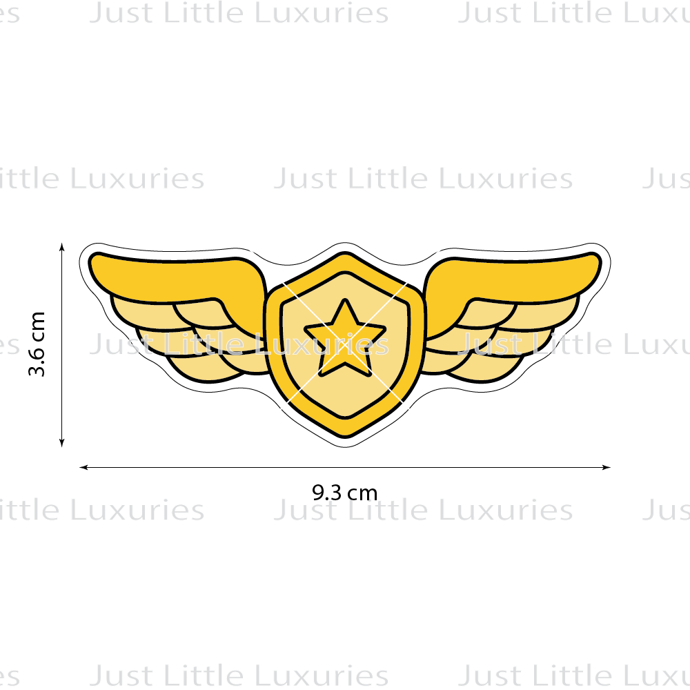 Pilot Wings Cookie Cutter