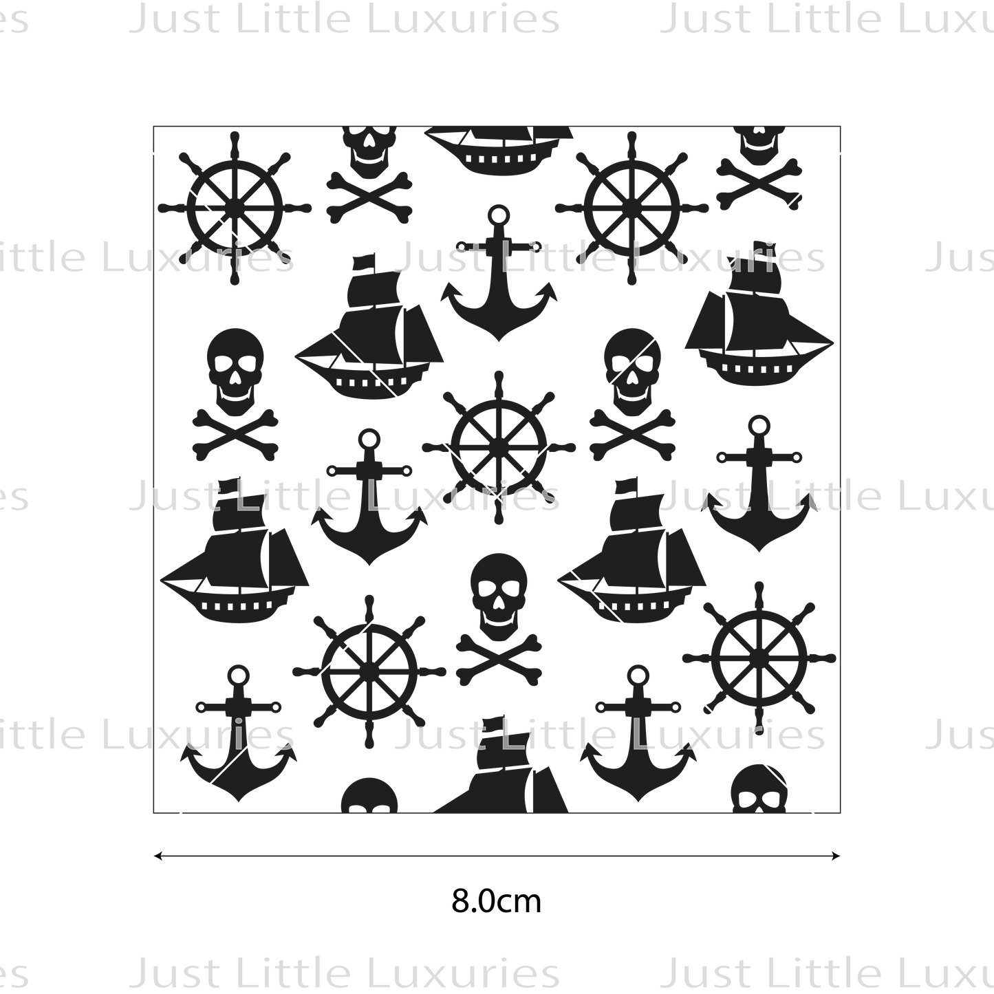 Pirate Pattern Debosser