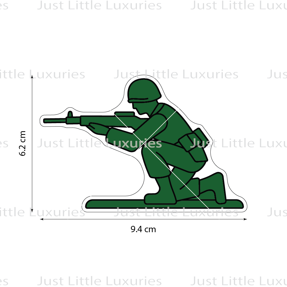 Plastic Toy Soldier (1) Cookie Cutter