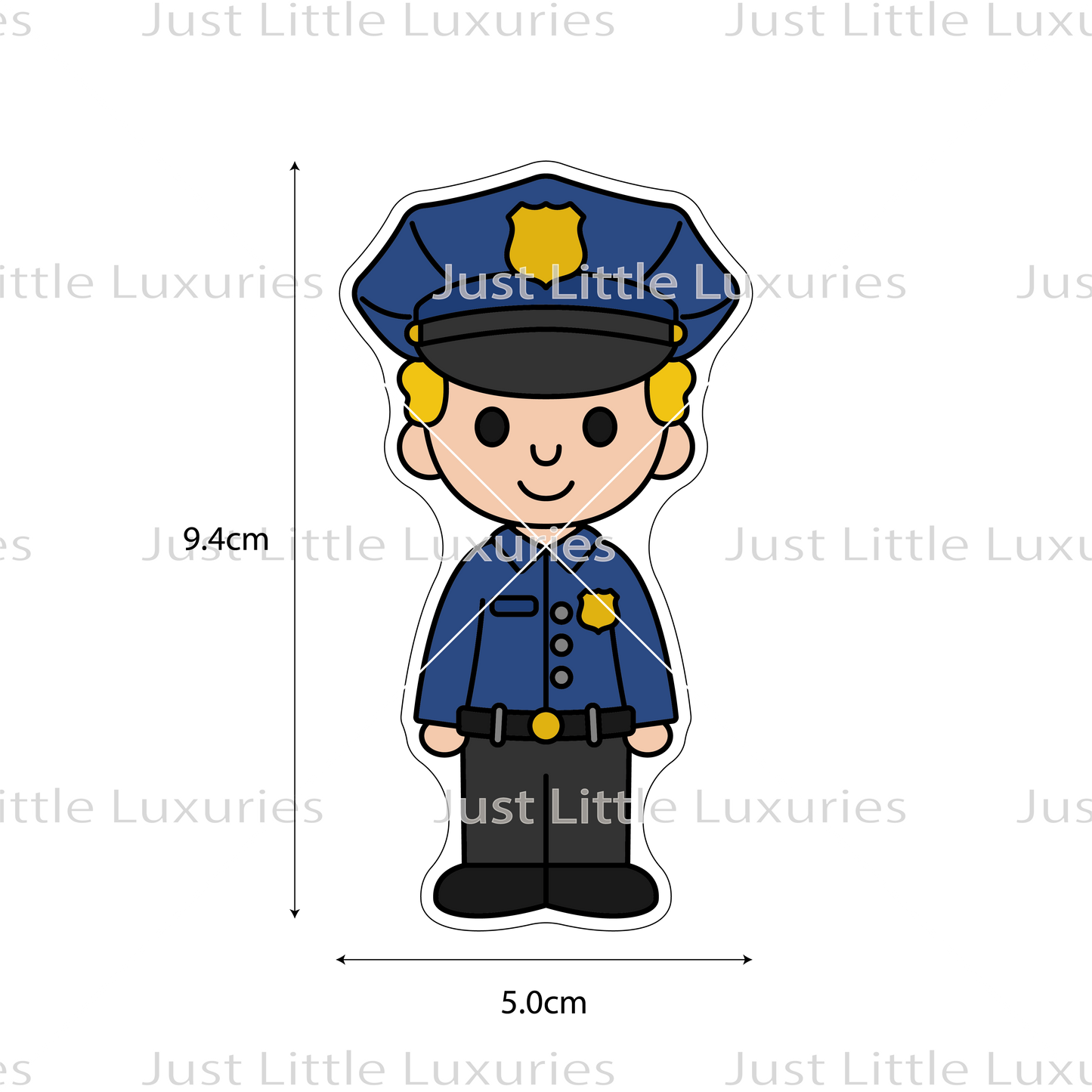Police Officer (3) Cookie Cutter