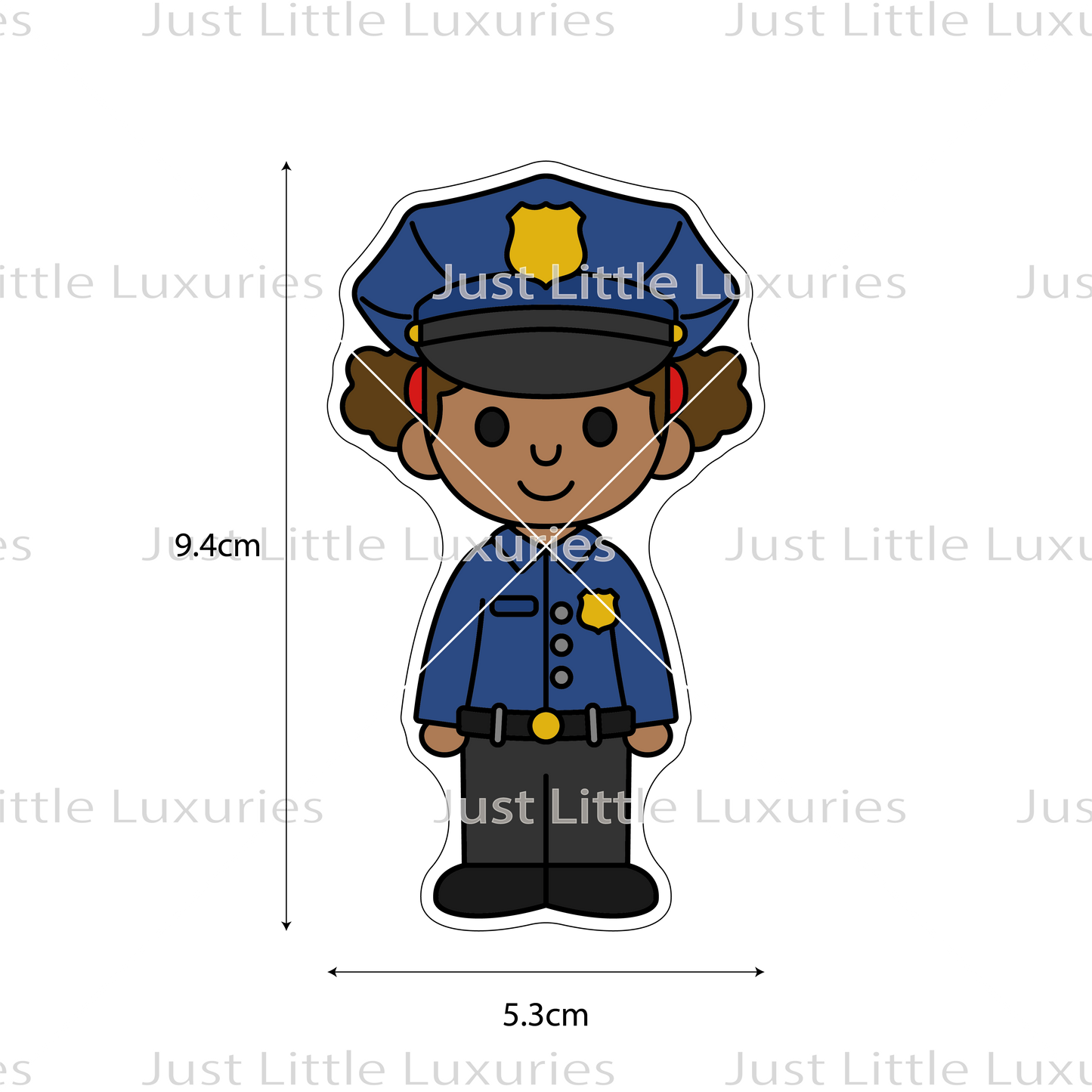 Police Officer (4) Cookie Cutter