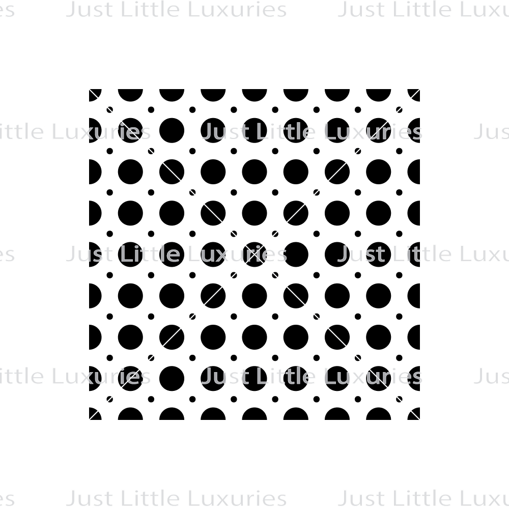 Polka Dot Array (Dense) Pattern Debosser