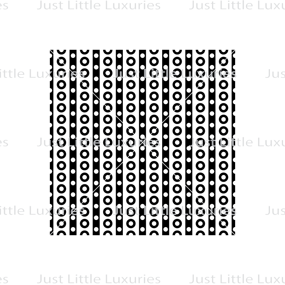 Polka Lines (Dense) Pattern Debosser