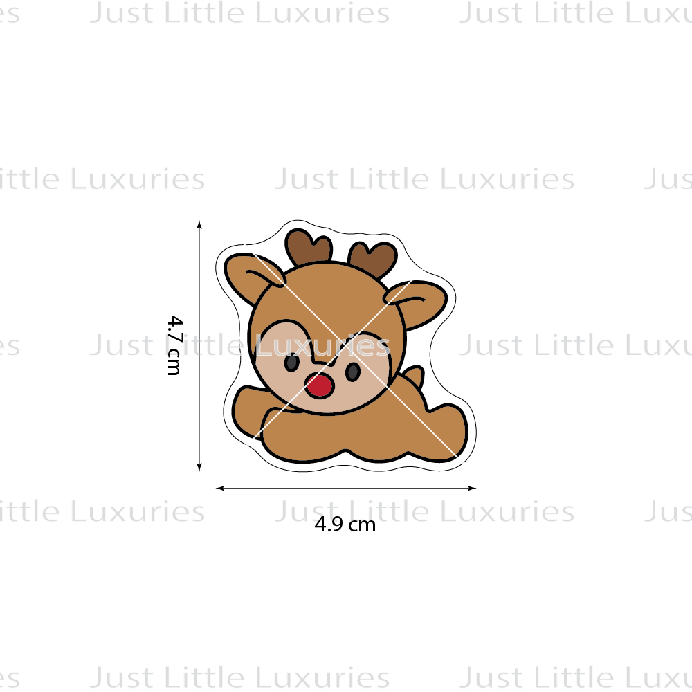 Reindeer (2) Cookie Cutter