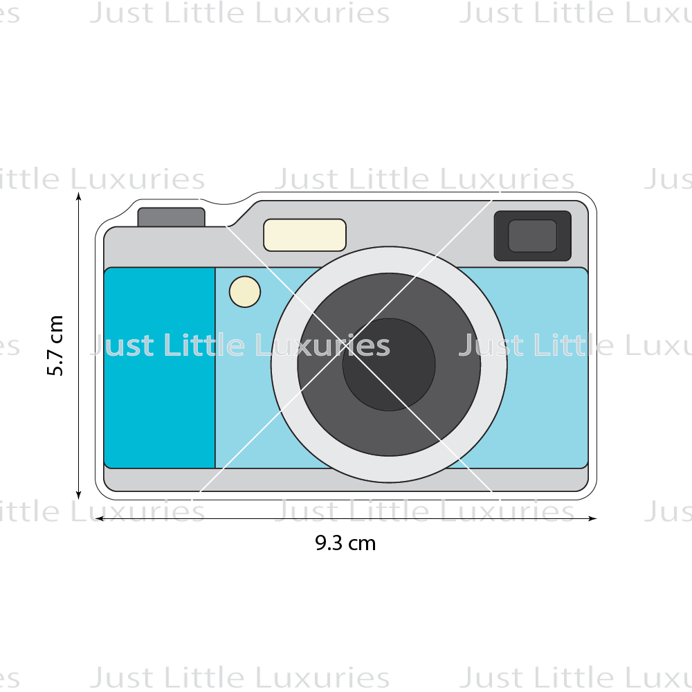 Retro Camera Layered Cookie Cutter