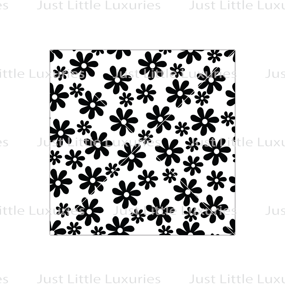 Retro Daisy Pattern Debosser