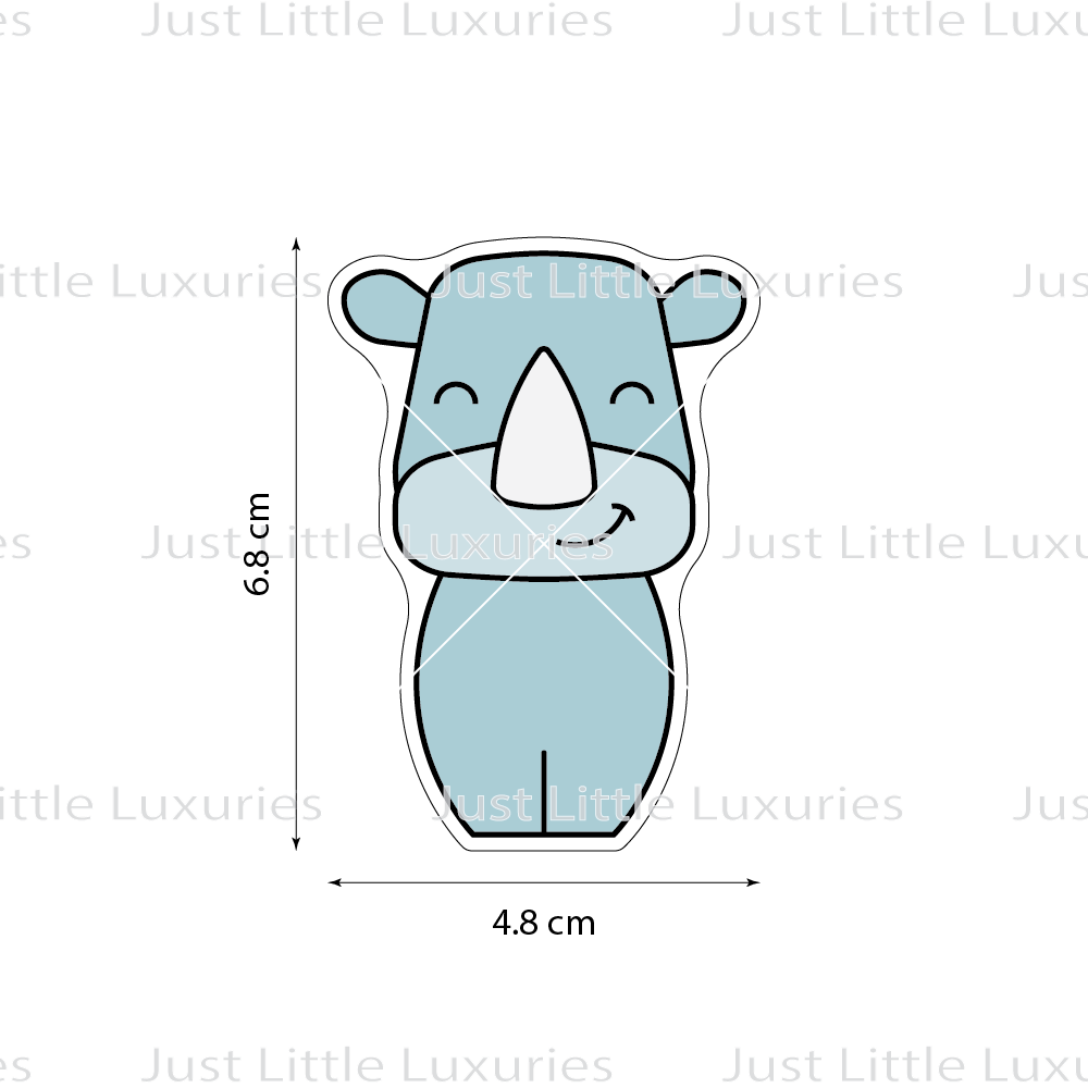 Rhino Layered Cookie Cutter