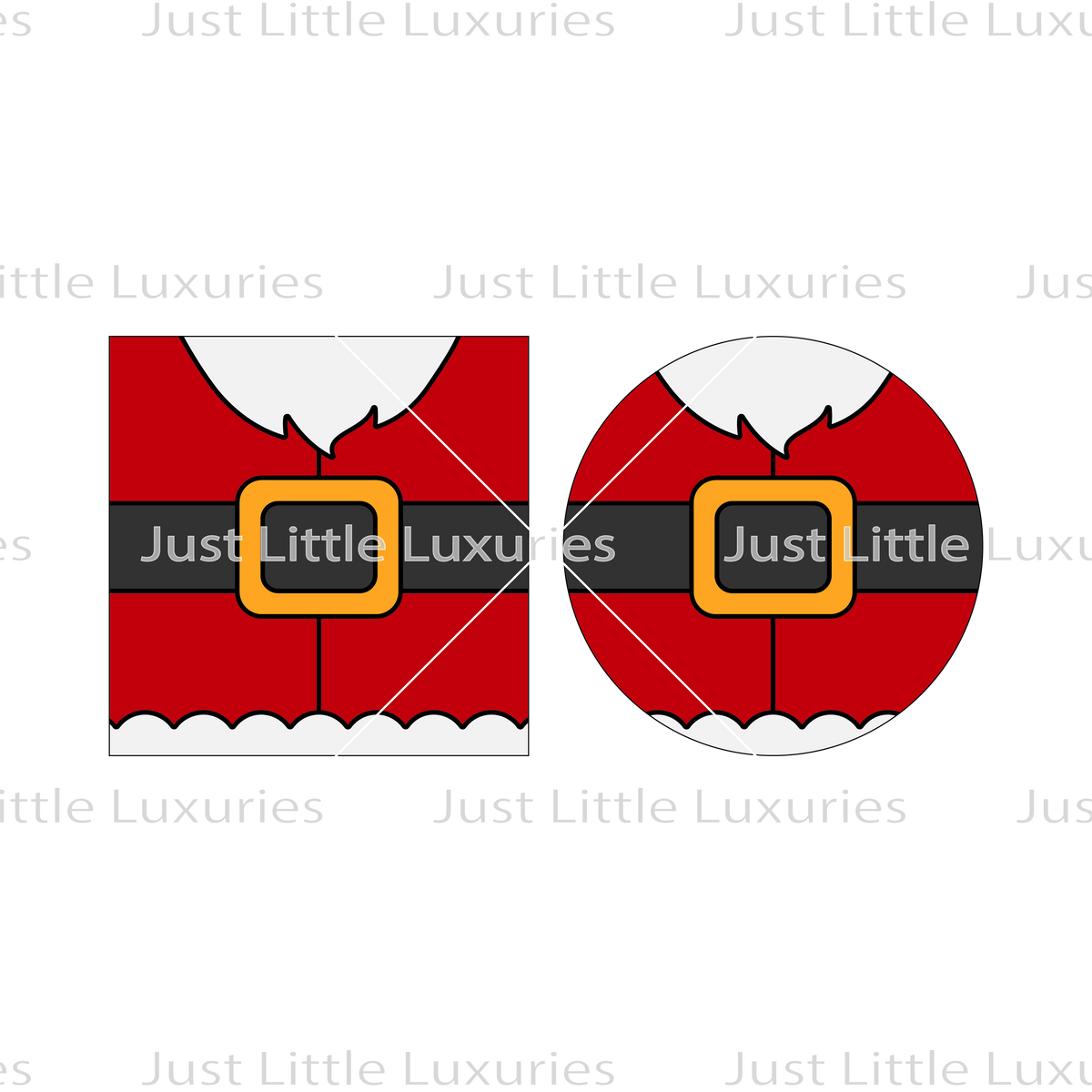 Santa Outfit Cookie Stamp Just Little Luxuries