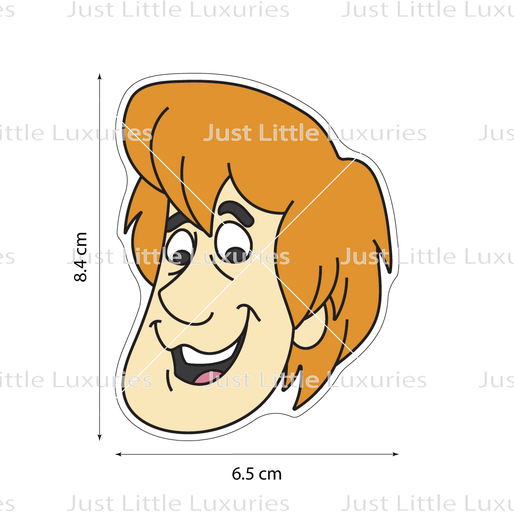 Shaggy Face Cookie Cutter (STL - Digital Download)