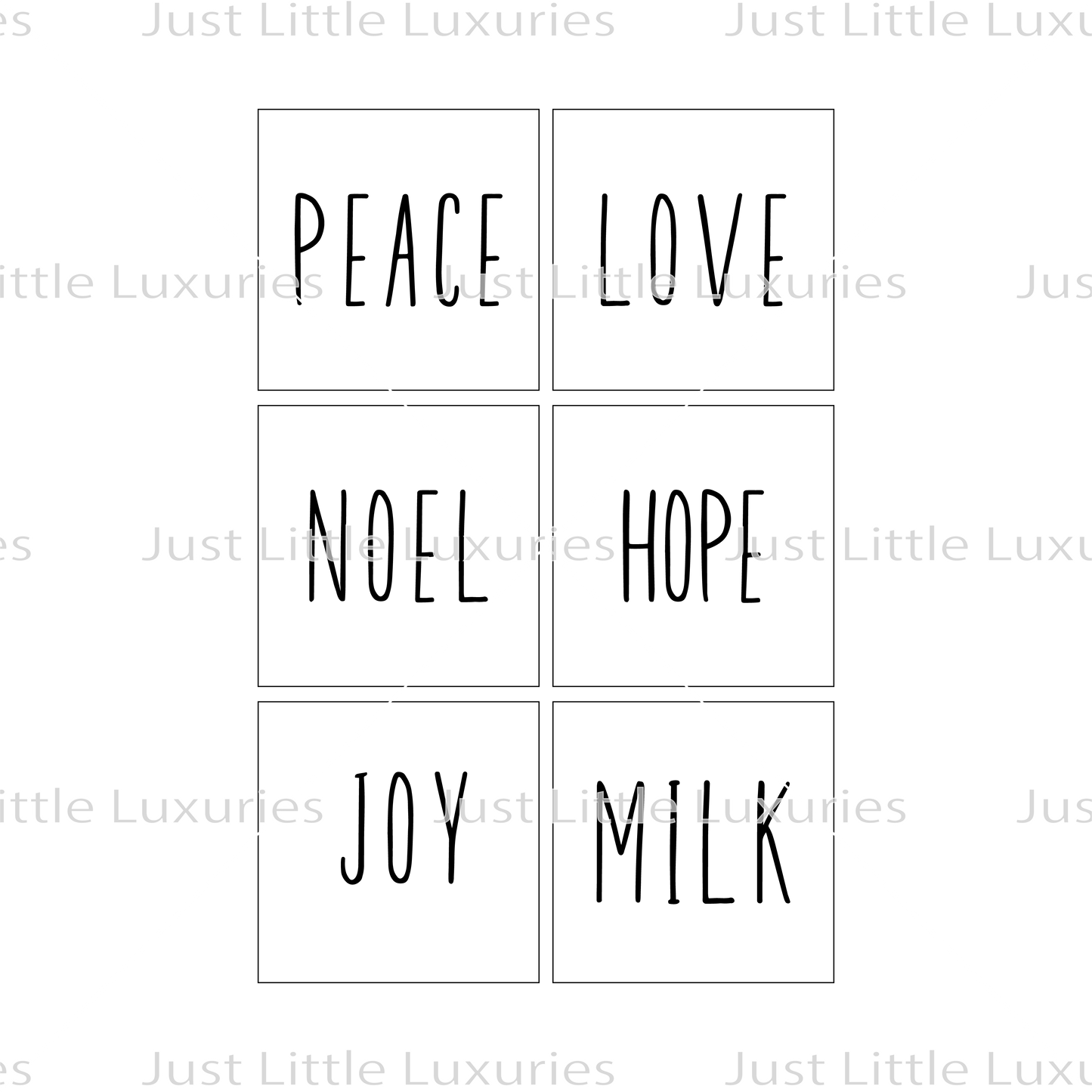 Christmas Cookie Stamp Set 4