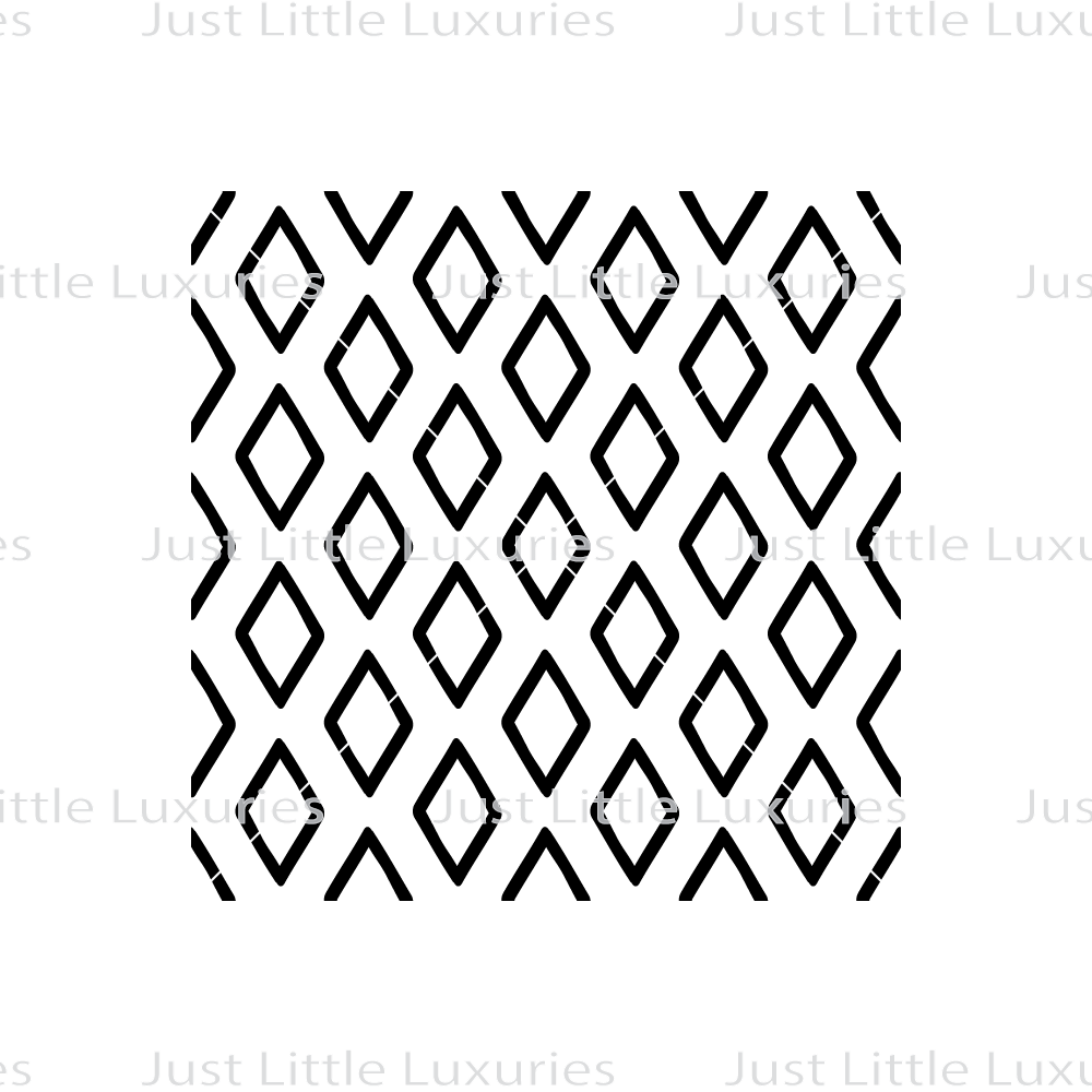 Simple Diamonds Pattern Debosser