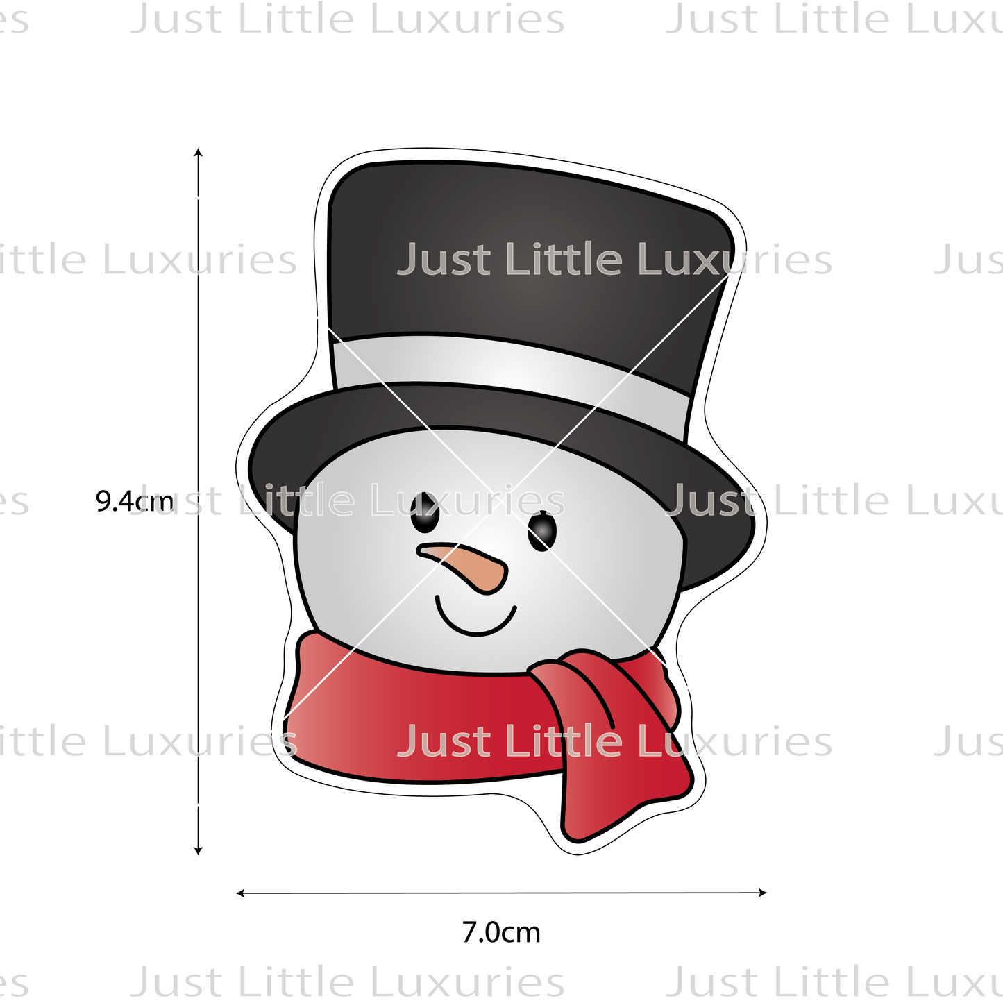 Snowman Face Cookie Cutter