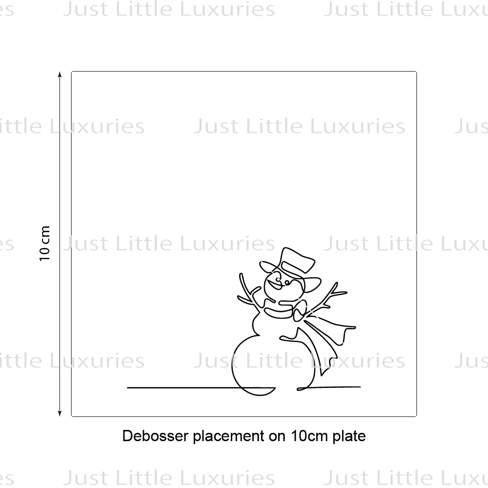 Snowman Cookie Stamp